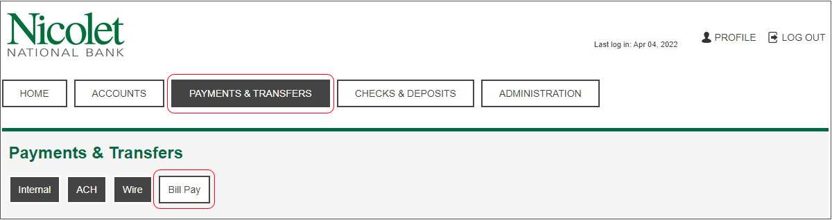 Business Bill Pay screenshot