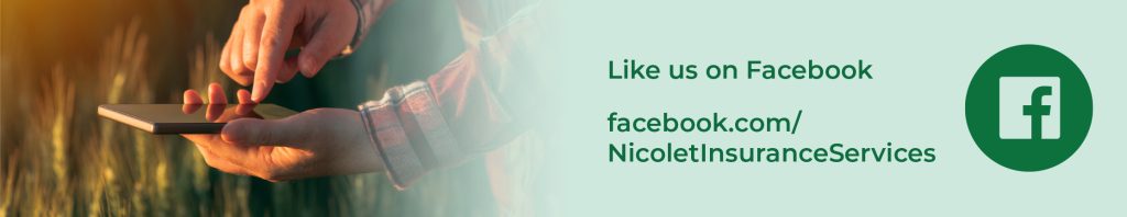 Like us on Facebook
facebook.com/nicoletinsuranceservices
